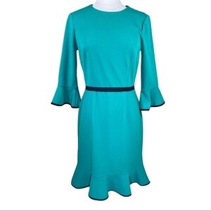 Miriam Garvey Couture Bell Sleeves Flutter Hem